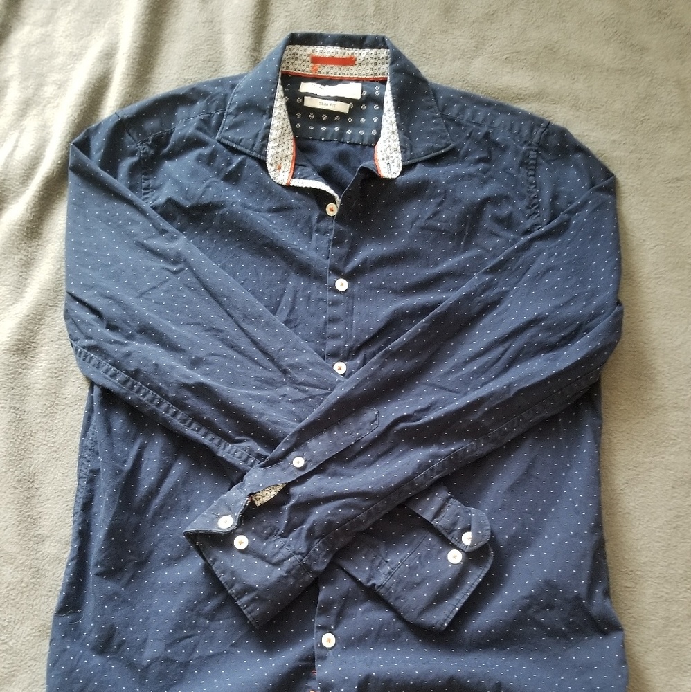 Denim & Flower Mens Dress Shirt